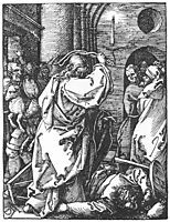 Christ Driving the Merchants from the Temple, 1511, durer