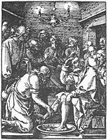 Christ Washing Peter s Feet, 1511, durer