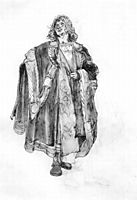 Design to a court dress, durer