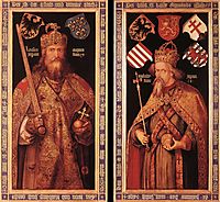 Emperor Charlemagne and Emperor Sigismund, c.1512, durer