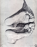 Feet Of A Kneeling Man, 1508, durer