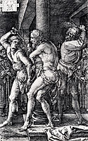 Flagellation, Engraved Passion, 1512, durer