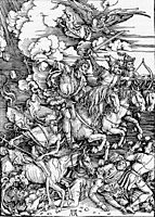 The Four Horsemen of the Apocalypse, 1498, durer