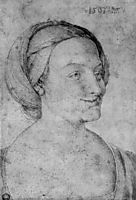 Head of a smiling woman, durer