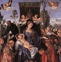The Lady of the festival du Rosaire(fragment), durer