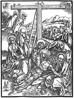 Lamentation for the Dead Christ, 1498, durer