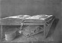 Lectern with books, durer