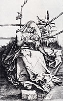 Madonna On A Grassy Bench, 1503, durer