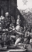 Pilate Washing His Hands, Engraved Passion, 1512, durer