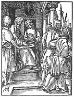 Pilate Washing His Hands, 1511, durer