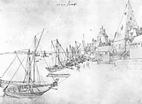 The port of Antwerp during Scheldetor, 1520, durer