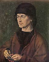 Portrait Albrecht Dürer the Elder  , 1490, durer