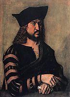 Portrait of Elector Frederick the Wise of Saxony, 1496, durer