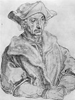 Portrait of a man (Sebastian Brant) , durer