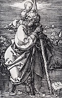 Saint Christopher Facing To The Left, 1521, durer