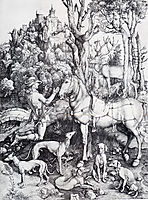 Saint Eustace, 1501, durer