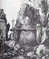 Saint Jerome By The Pollard Willow, 1512, durer