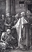 Saint Peter And Saint John Healing The Cripple, 1513, durer