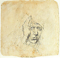 Self-Portrait with a wrap, 1492, durer