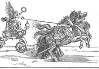 The Small Triumphal Car or the Burgundian Marriage, c.1518, durer