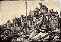 St Anthony at the City, 1513, durer