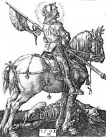 St George on Horseback, 1505, durer