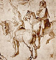 Studies by two riders, durer