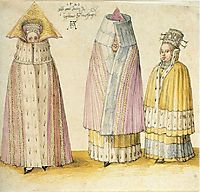Three Mighty Ladies from Livonia, 1521, durer
