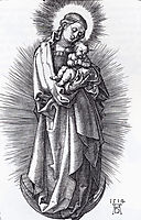The Virgin On The Crescent With A Diadem, 1514, durer