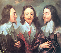 Charles I in Three Positions, 1635-1636, dyck