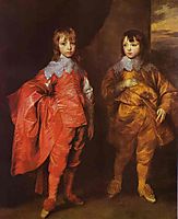 George Villiers, 2nd Duke of Buckingham and His Brother Lord Francis Villiers, 1635, dyck