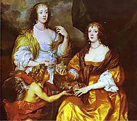 Lady Elizabeth Thimbleby and Dorothy, Viscountess Andover, 1637, dyck
