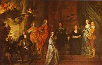 Philip, 4th Earl of Pembroke and His Family, c.1630, dyck
