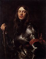 Portrait of a Man in Armour with Red Scarf, 1627, dyck