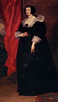 Portrait of Marguerite of Lorraine, Duchess of Orleans, 1634, dyck