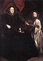 Portrait of Porzia Imperiale and Her Daughter, 1628, dyck