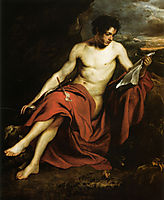 Saint John the Baptist in the Wilderness, 16, dyck