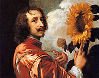 Self portrait with a Sunflower, 1632, dyck