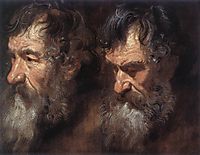 Studies of a Man-s Head, 16, dyck