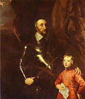 Thomas Howard, 2nd Earl of Arundel and Surrey with His Grandson Lord Maltravers, 1635, dyck