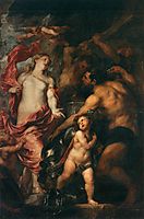 Venus asking Vulcan for the Armour of Aeneas, 1632, dyck