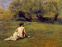 An Arcadian, 1883, eakins