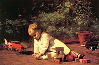 Baby at Play, 1876, eakins