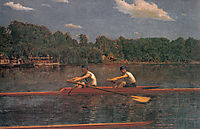 The Biglin Brothers Racing, 1873, eakins