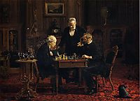 The Chess Player, 1876, eakins