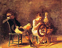 The Courtship, 1878, eakins