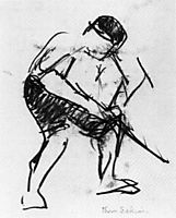 Drawing of a Workman , eakins