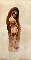 Female Nude, 1884, eakins