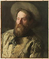 Head of a Cowboy, eakins