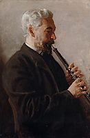 The Oboe Player, 1903, eakins